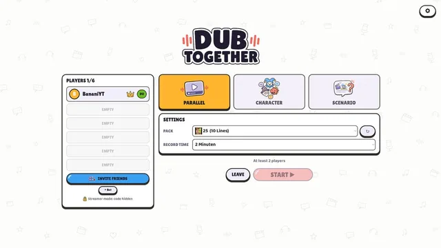 Dub Together — Zrzuty ekranu 2